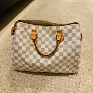 Louis Vuitton speedy 30 Damier Azur canvas